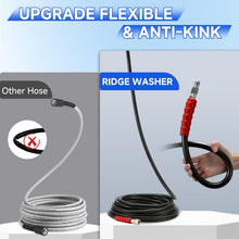Load image into Gallery viewer, High-Pressure 50ft Pressure Washer Hose with Quick Connect - 3/8 Inch &amp; 6000 PSI