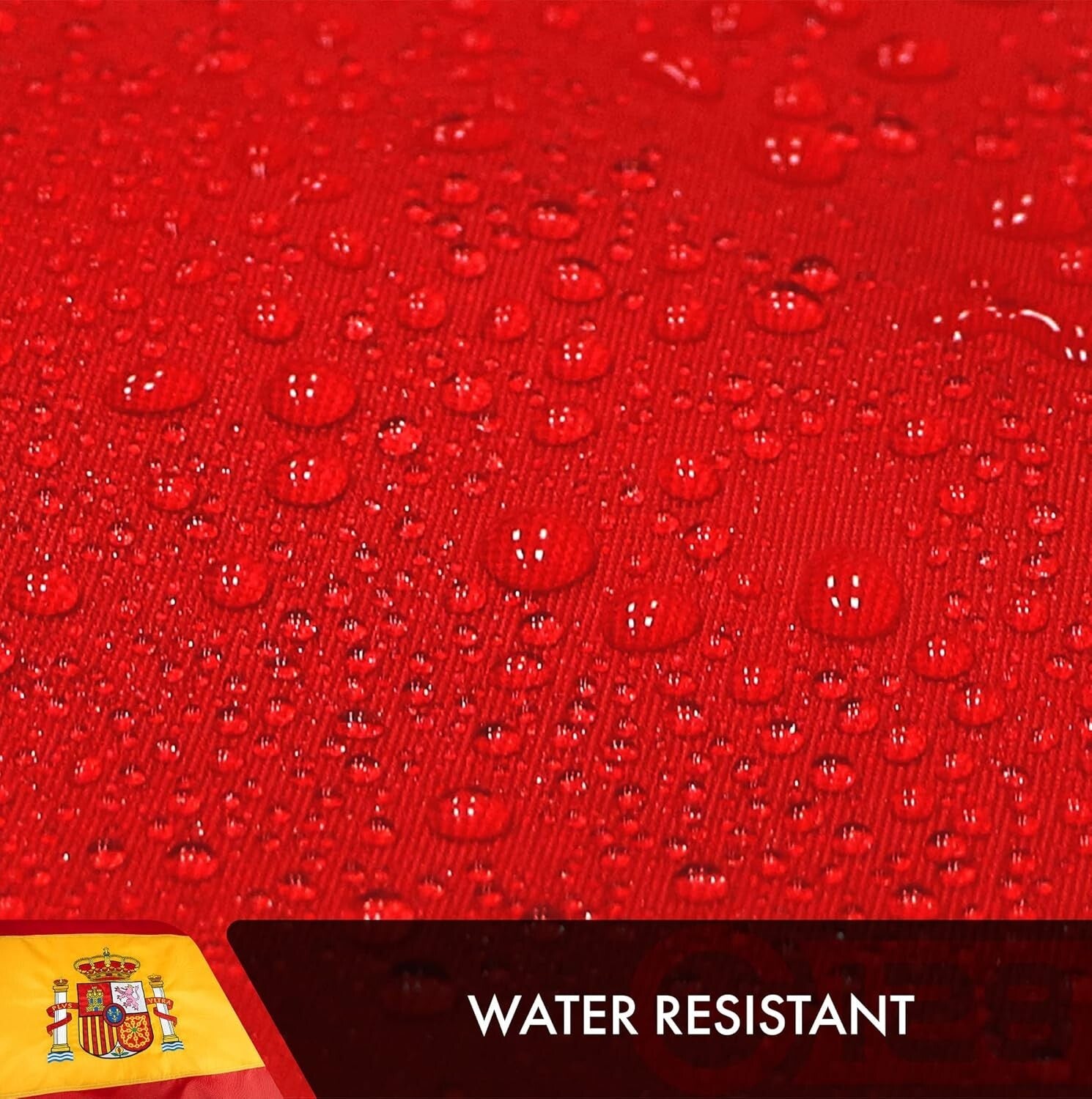 3x5 Ft Spain Flag - Premium Double Sided Embroidered Polyester with Grommets