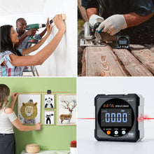 Load image into Gallery viewer, Portable Magnetic Angle Measuring Tool with Backlight - Ideal for Woodworking