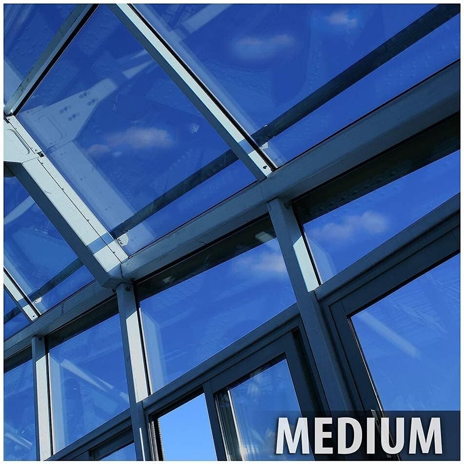 DIY Black Window Film - 36in x 50ft for Effective Heat Rejection & Minimal View