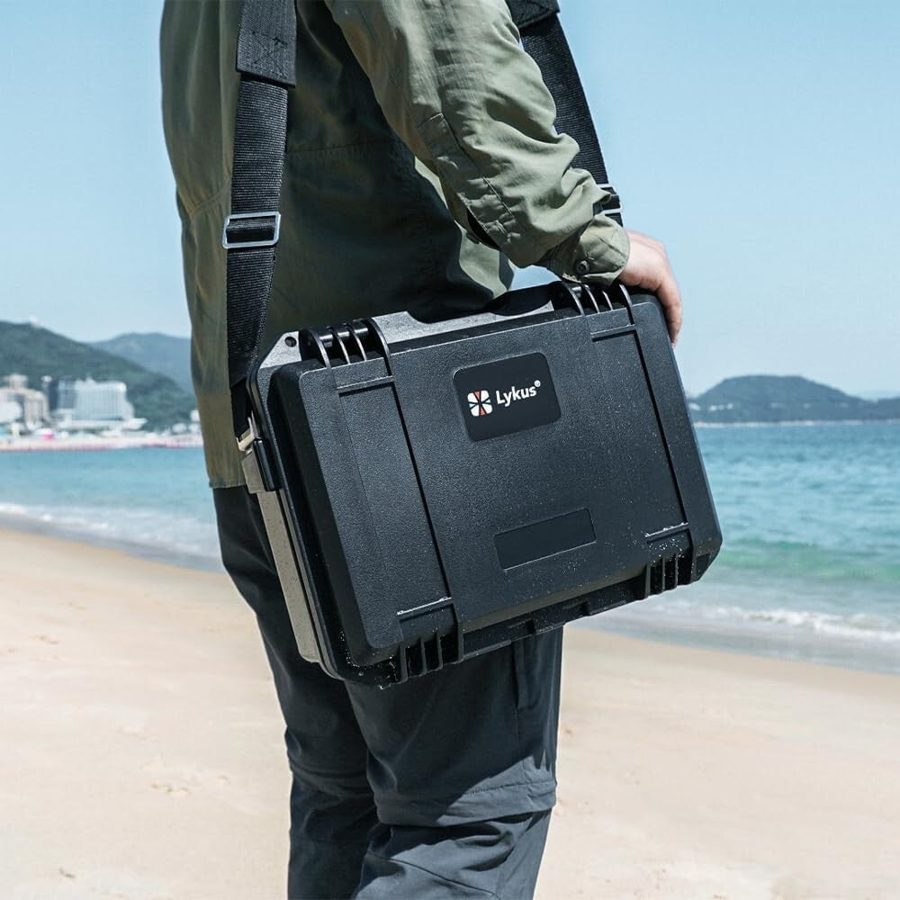 All-in-One Waterproof Case for DJI Mini 4 Pro with Shoulder Strap & Organizers