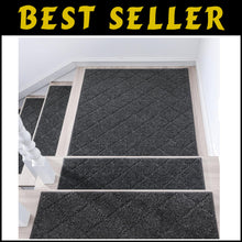 Load image into Gallery viewer, Edging Stair Runners - 30x30 Non-Slip, Water-Resistant for Safe Indoor Steps