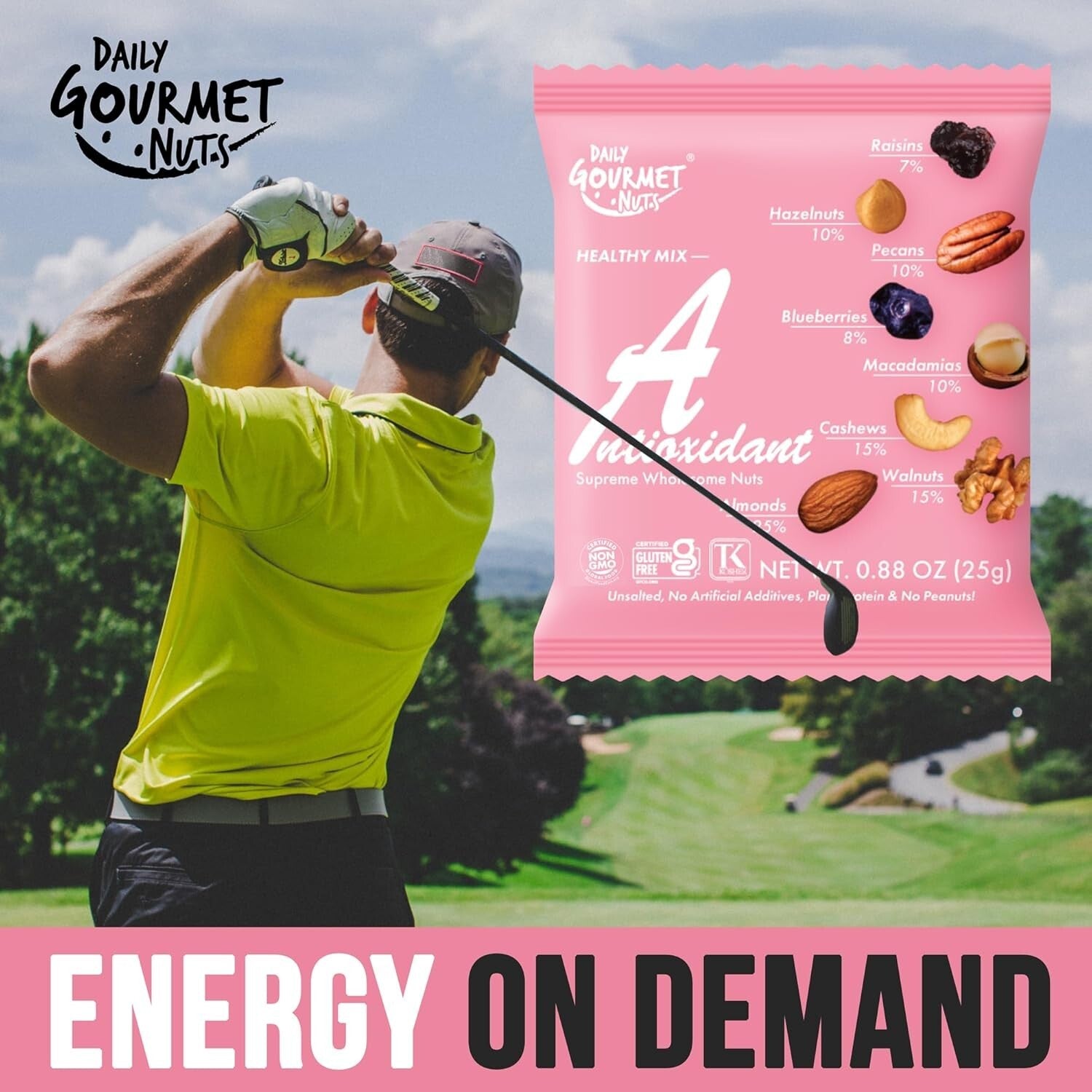 Healthy Trail Mix Snack Packs - Nut & Dried Fruit Assortment, No Salt, 48 Count