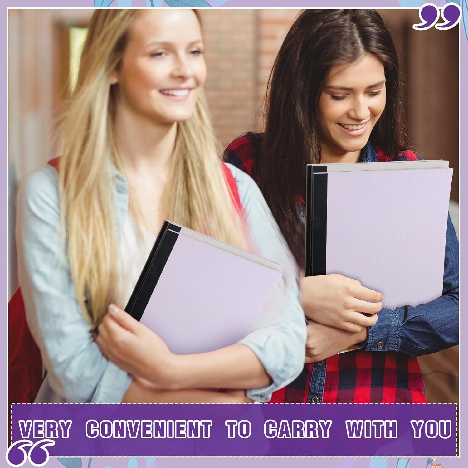 Cleverly Designed 12 Pack of Pastel 11" x 9.5" Lined Writing Pads for All Needs