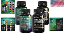 Load image into Gallery viewer, Holistic Vitality Set: Sea Moss &amp; Shilajit – 2 Bottles Packed with Nourishment
