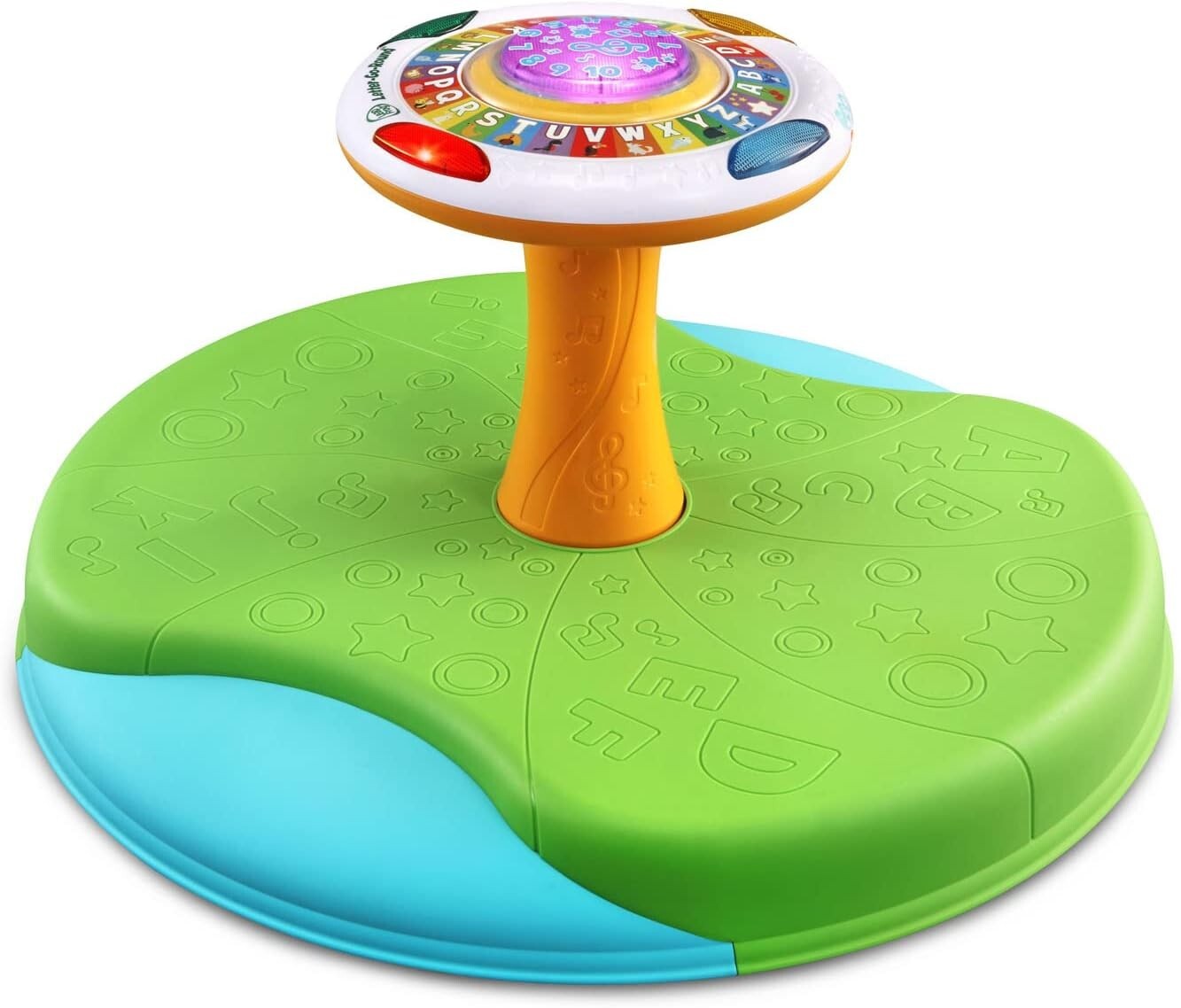 Battery-Powered Spinning Wheel: Letters and Animal Sounds for Kids Ages 1.5+
