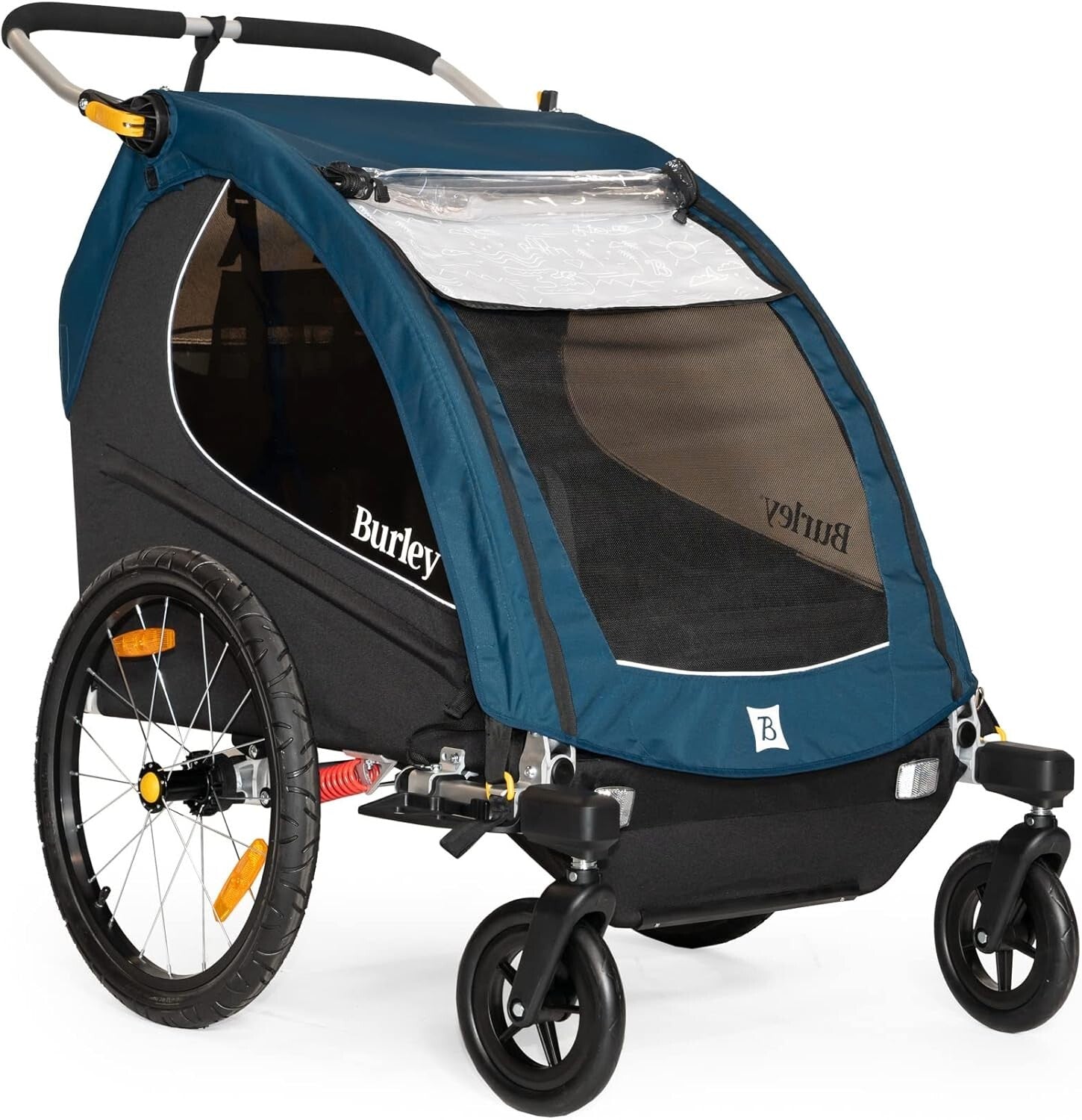 Burley 8" Stroller Wheels Kit: Lightweight 2-Wheel Bike Trailer Stroller