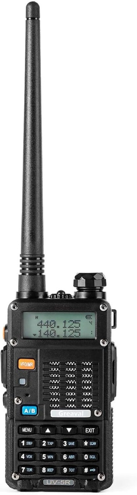 Lightweight Dual Band UHF/VHF Radio Set - 3 Pack with Rechargeable Batteries