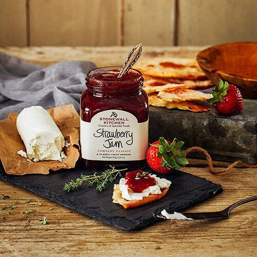 Gourmet 4-Piece Jam Collection: Raspberry Peach, Strawberry & More Delights