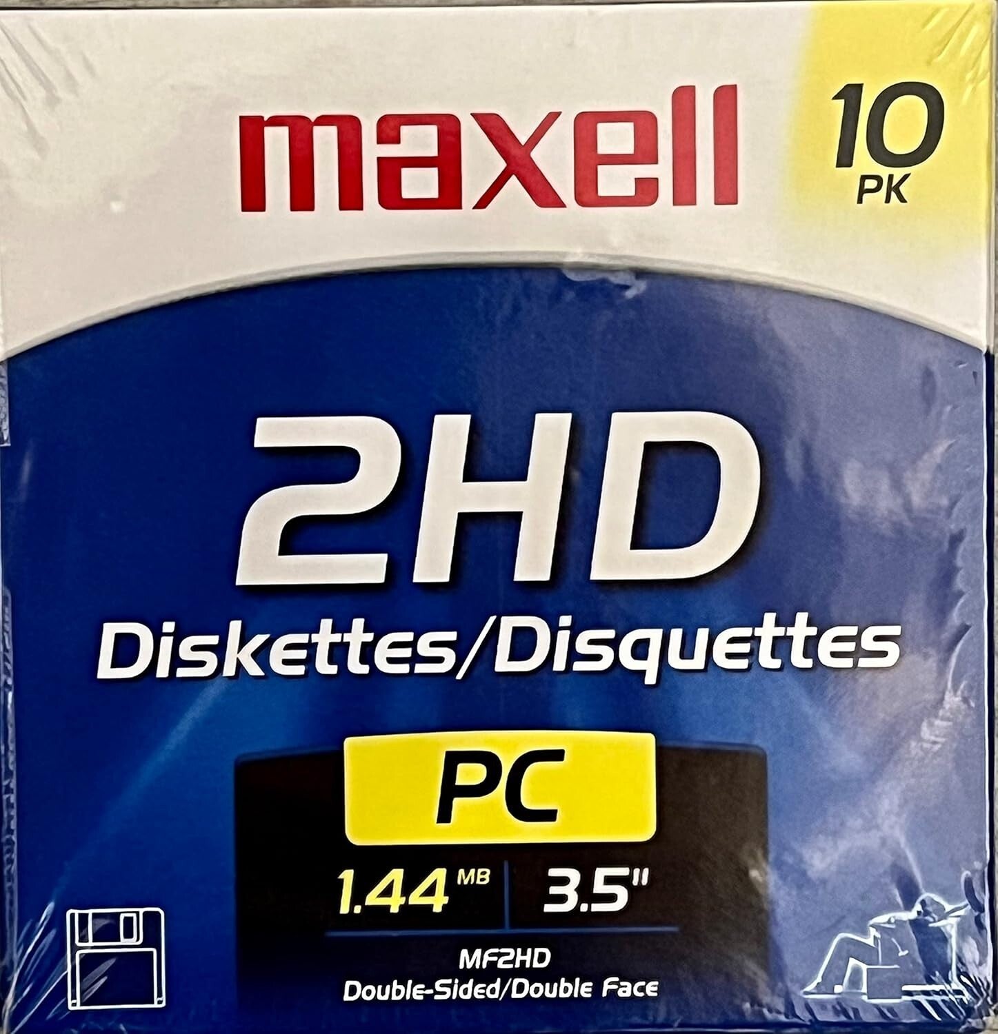 1.44MB 10-Pack of Classic 3.5” Floppy Disks - Perfect for Retro Tech Fans