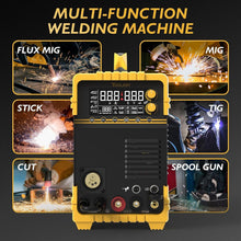 Load image into Gallery viewer, Versatile 5 in 1 Welding Machine with Spool Gun - Ideal for Aluminum Work