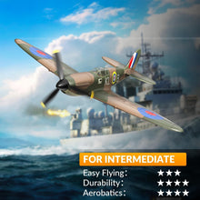 Load image into Gallery viewer, RC Plane Spitfire Fighter 4CH RTF - Easy Aerobatics with Gyro Stabilizer