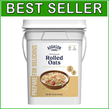 Load image into Gallery viewer, Healthy 4-Gallon Rolled Oats with 30-Year Shelf Life – Perfect for Emergencies