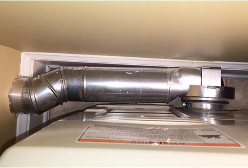 Easy-Install Magnetic Dryer Vent Coupling with Zero Flame Spread Transition Hose