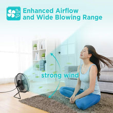 Load image into Gallery viewer, Portable 9 Inch USB Powered Fan: Elegant Metal Frame, Adjustable Cooling Speed