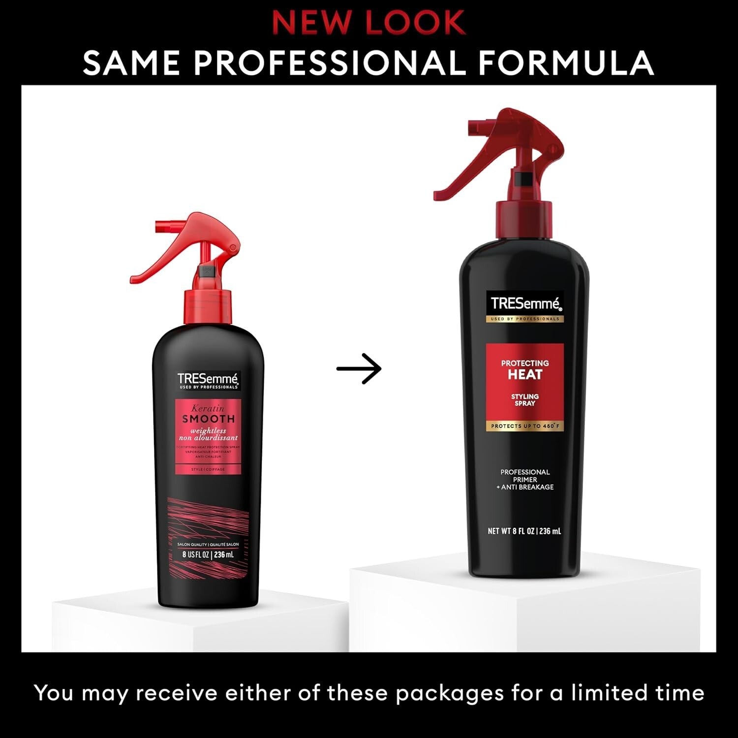 Frizz Control and Heat Protection Spray – 450°F Shield, 8 Fl Oz | PETA Approved