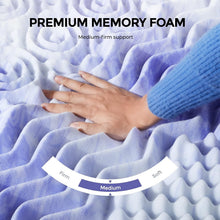Load image into Gallery viewer, Cooling Gel-Infused 7-Zone Twin XL Mattress Topper for Ultimate Pressure Relief