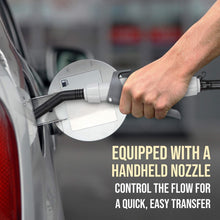 Load image into Gallery viewer, D Battery Powered Fuel Transfer Pump – Fast 2.4 Gallons Per Minute with Nozzle