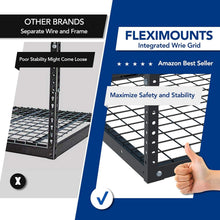 Load image into Gallery viewer, Adjustable Overhead Garage Storage Rack - Metal, 400lbs Capacity, Easy Install