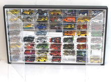 Load image into Gallery viewer, Premium Wall-Mounted 56 Compartment Toy Car Display Case - No Assembly Needed