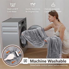 Load image into Gallery viewer, ETL Certified Heated Blanket Throw - Warm &amp; Soft for Home &amp; Camping, 72" x 84"