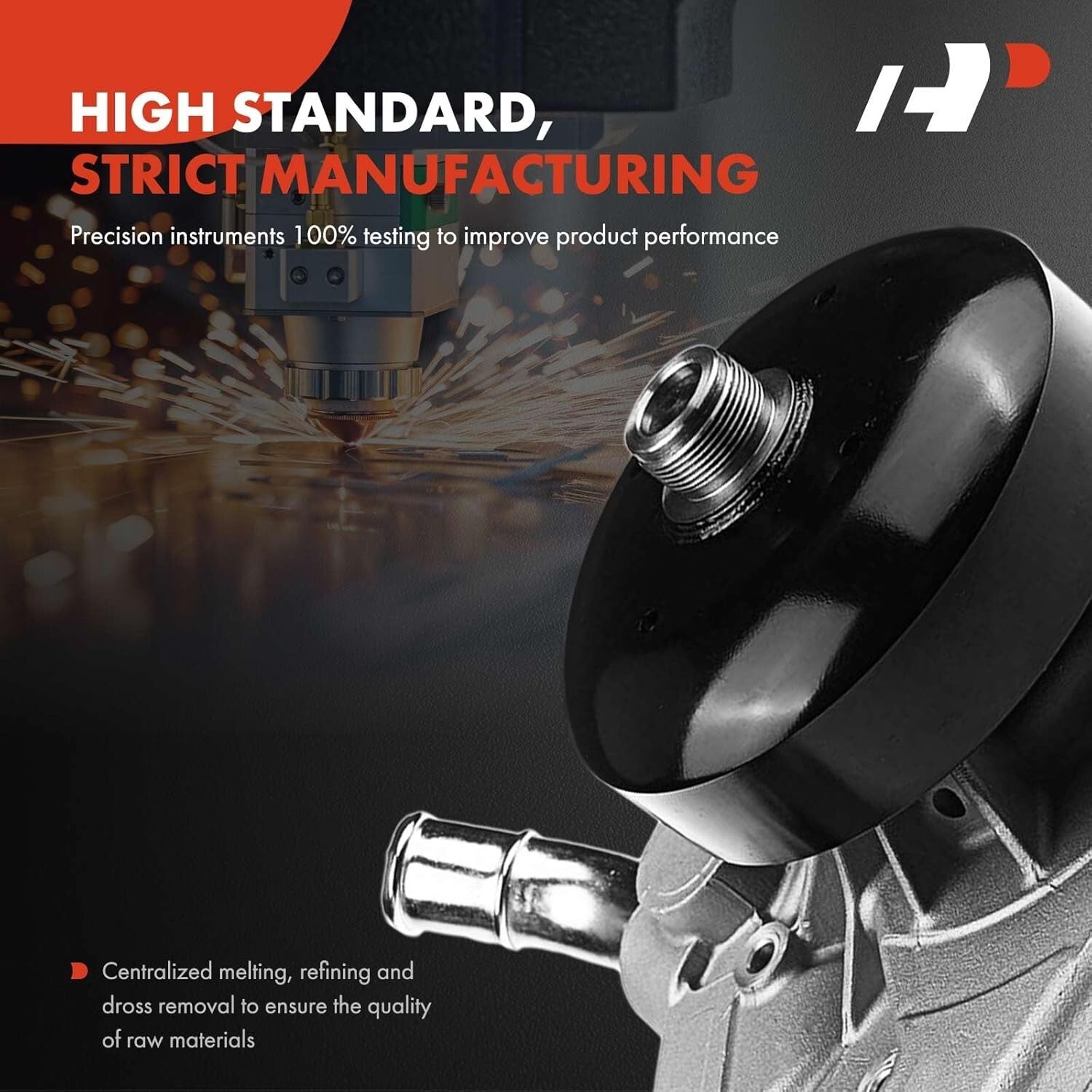 Engine Water Pump with Thermostat & Gasket for Chevy GMC Cadillac 4.8L-6.0L