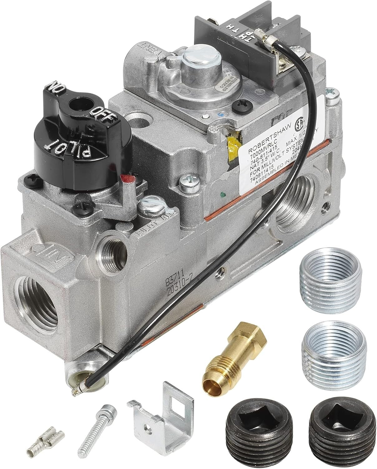 Compact 70,000 BTU Gas Valve Replacement for Space-Saving Applications