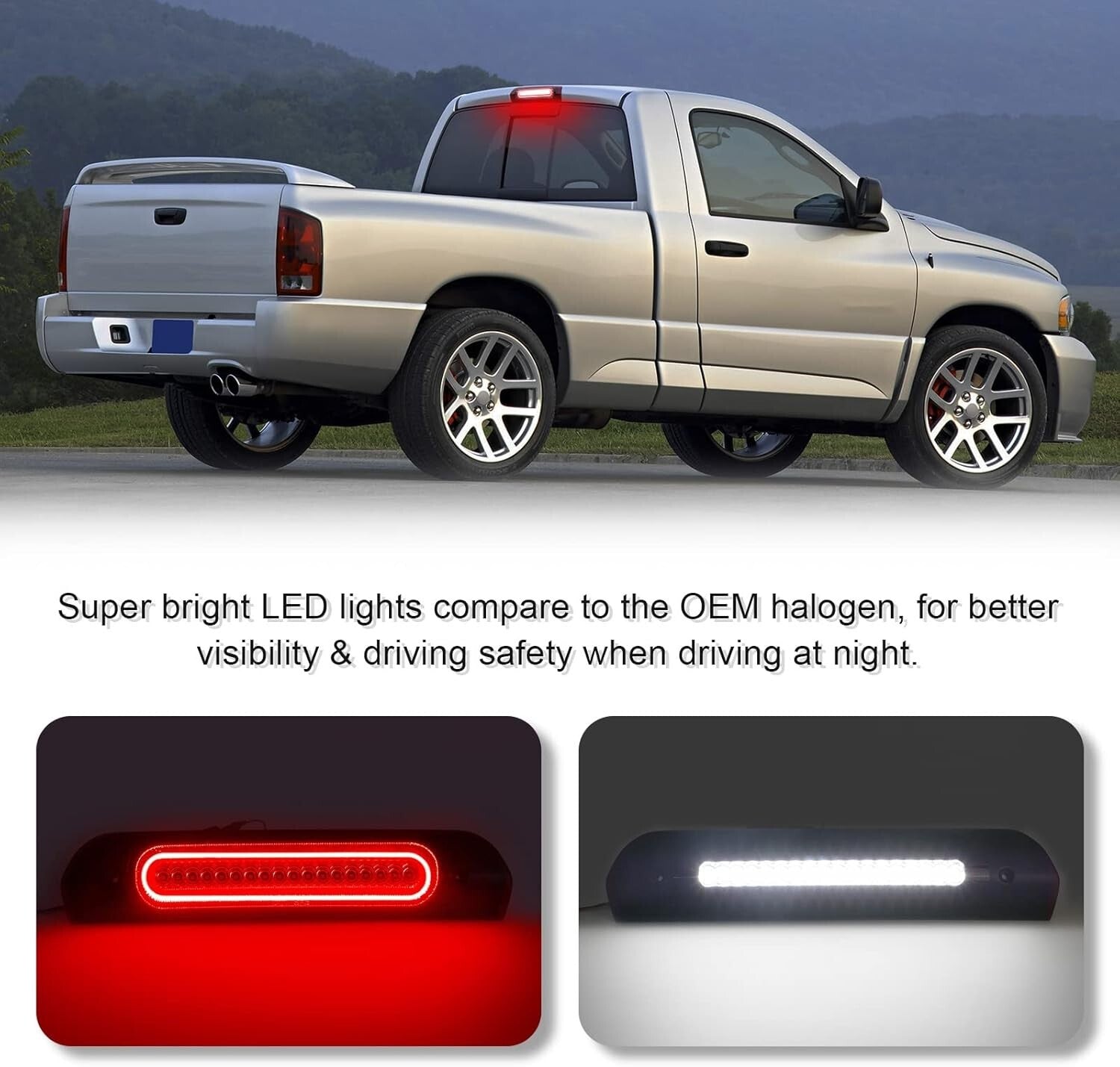 LED Third Brake Light with Strobe Feature for Ram 1500/2500/3500 (2002-2009)
