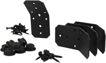 Load image into Gallery viewer, Heavy-Duty 45° Steel Angle Brackets - Black Powder Coated for Ultimate Strength