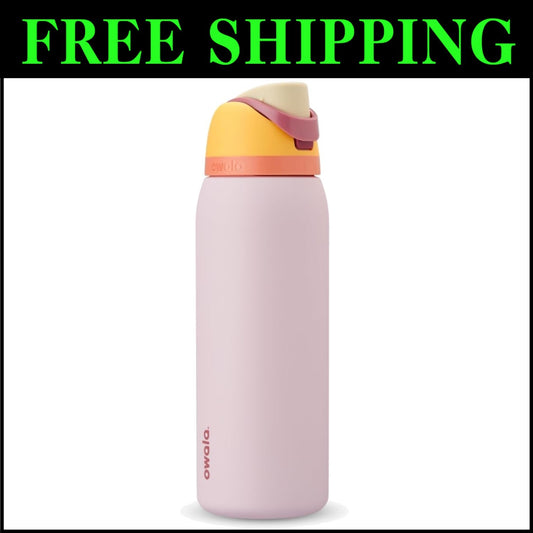 40 oz Insulated Stainless Steel Water Bottle with Straw in Candy Store Color