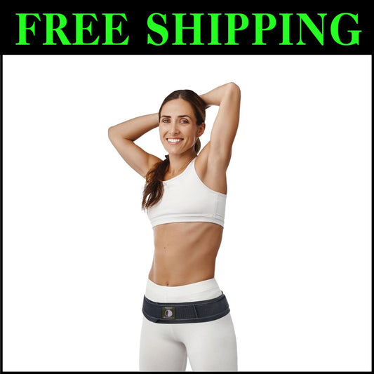 Patented Sacroiliac Belt - Adjustable & Comfortable Support for Back Pain Relief