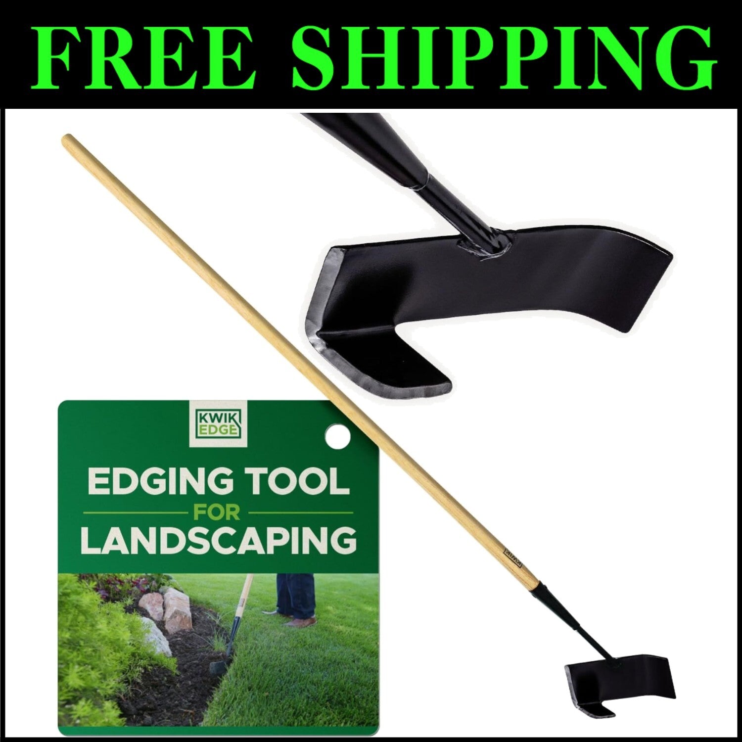 All-in-One Gardening Edger - Lightweight Tool for Perfectly Defined Flower Beds