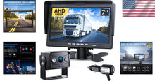 Load image into Gallery viewer, Advanced 1080P Rearview Monitor Kit - Dual Camera Support, DIY Installation
