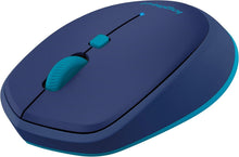 Load image into Gallery viewer, Travel-Friendly Blue Bluetooth Mouse - Optical Performance with Wireless Freedom