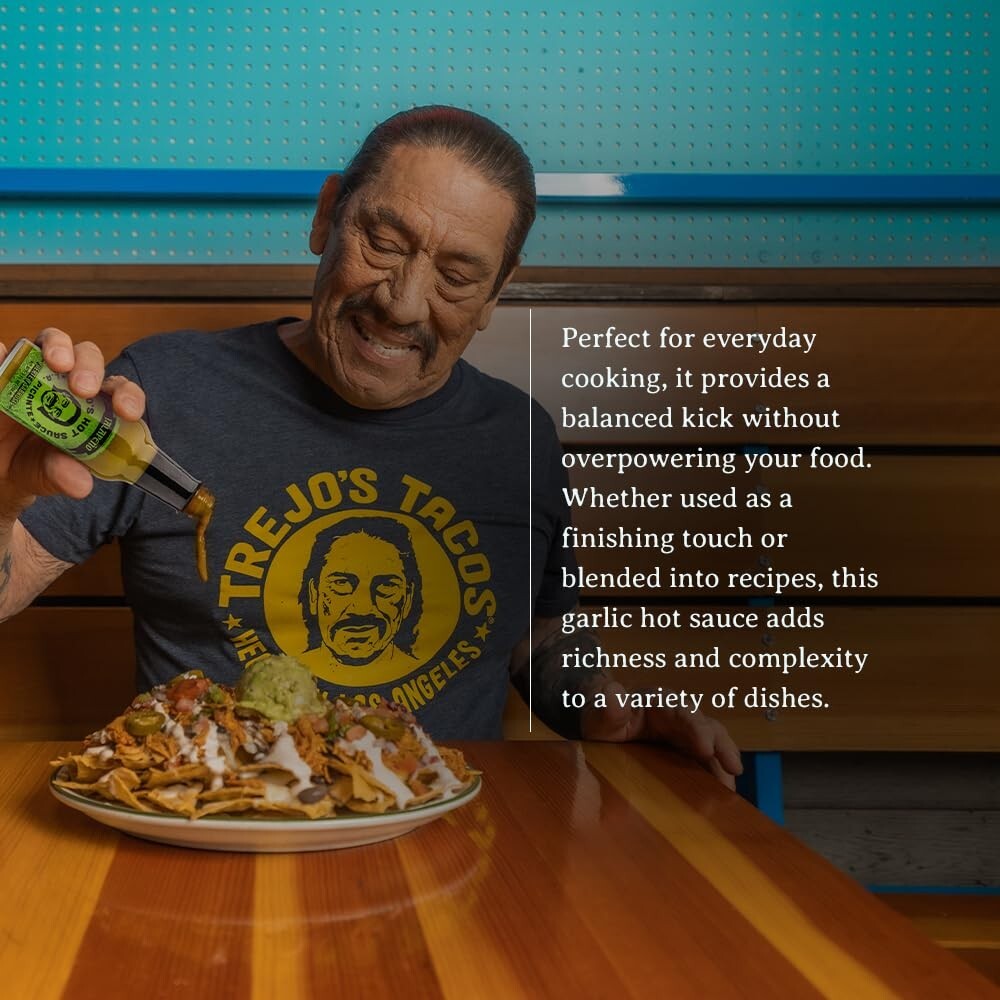 Flavorful Trejo's Hot Sauce with Lime, Honey & Green Olives | Non-GMO | 12 Count