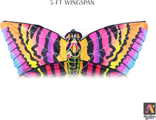 Load image into Gallery viewer, Large Easy to Fly Butterfly Kite - Perfect for Beach and Park Adventures!
