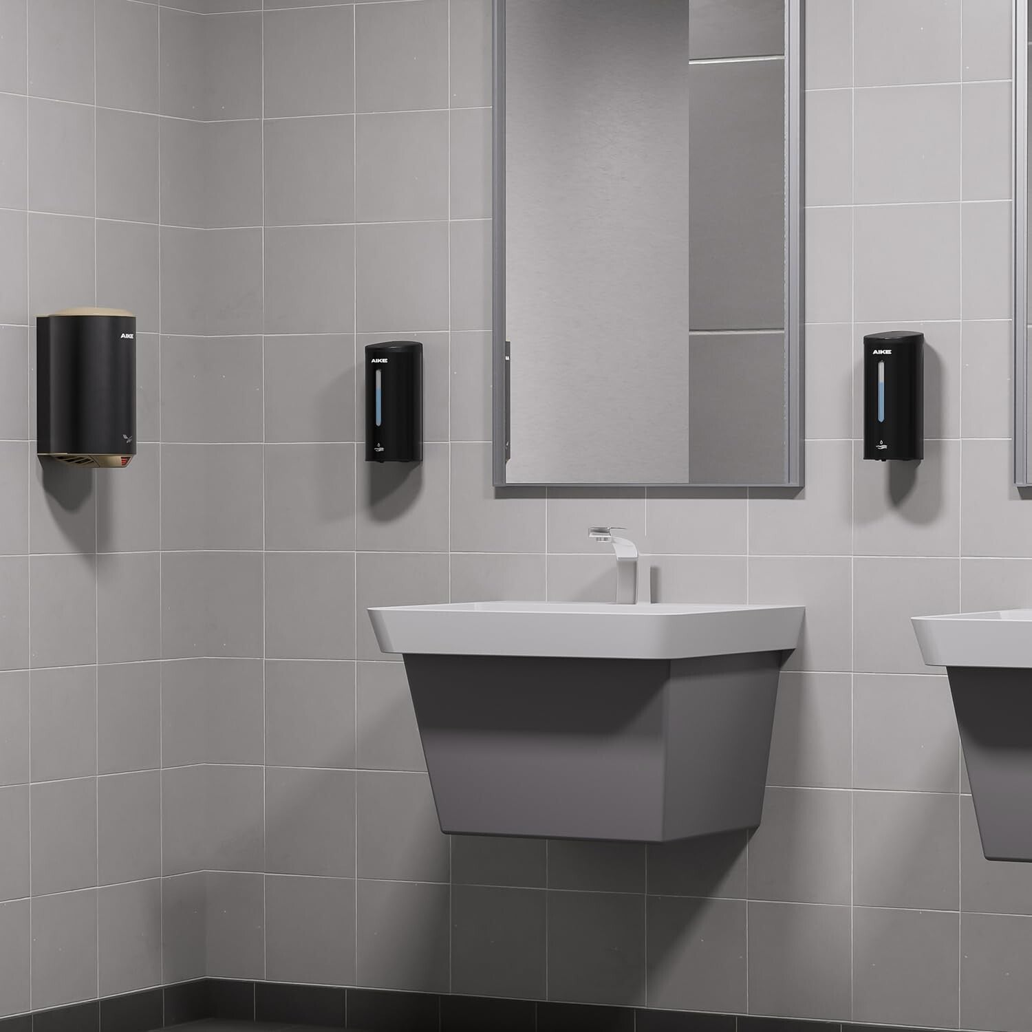 Automatic Liquid Soap Dispenser 27oz Large Capacity - Black Anti-Spots Finish