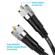 Load image into Gallery viewer, Durable 100 ft RG8X Coax Cable for Indoor/Outdoor Radio Installations