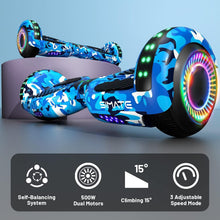 Load image into Gallery viewer, Self-Balancing Scooter with Bluetooth Speakers &amp; LED Lights - Perfect Gift!