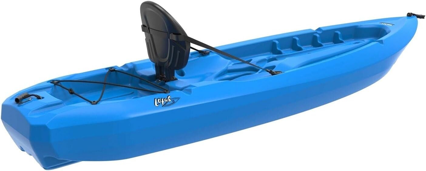 Durable HDPE Sit-On-Top Kayak - Easy Transport with Paddle & Quick-Release Seat
