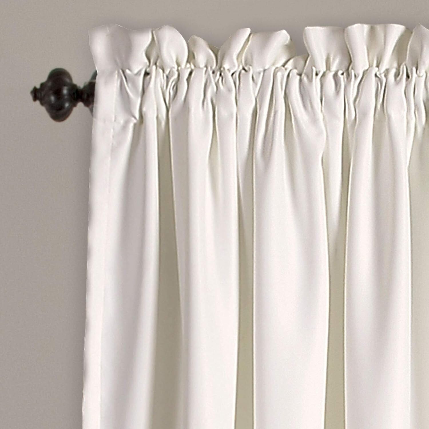 Elegant Yellow Floral Rod Pocket Curtains, Set of 2, 52"W x 84"L for Living Room