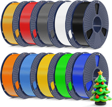 Load image into Gallery viewer, Neatly Wound 3D Printer PLA+ Filament - 1.75mm, 10 Color Variety, Effortless Use
