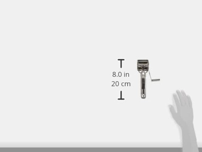 Elegant Cylindrical Cheese Grater - Stainless Steel for Cheese, Nuts & Chocolate