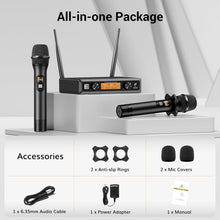 Load image into Gallery viewer, All-Metal Wireless Karaoke Microphone Set - Crystal Clear Sound for Any Occasion