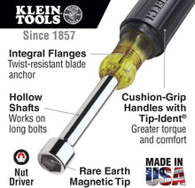 Load image into Gallery viewer, American-Made 7-Piece Magnetic Nut Driver Set - Ideal for HVAC and Electrical