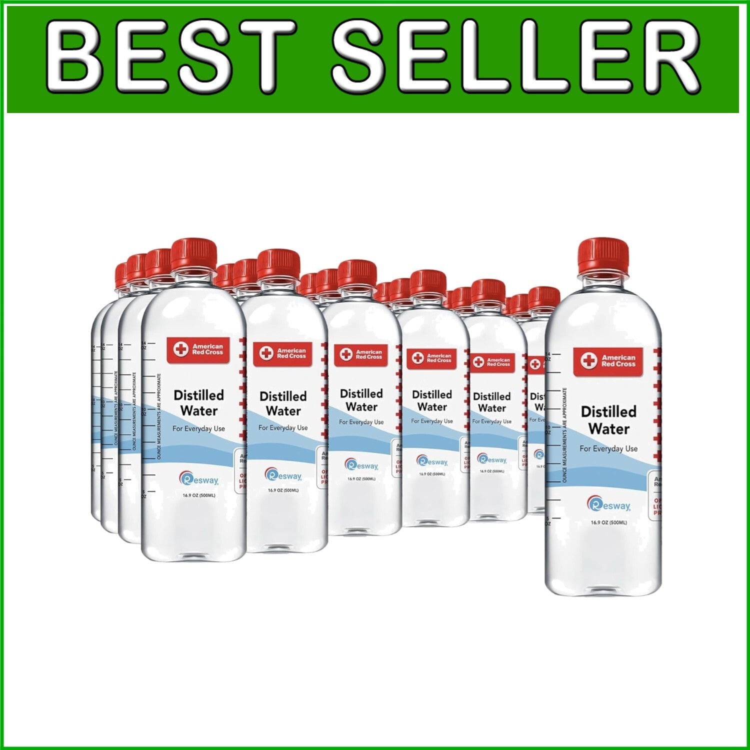 16.9 fl. oz American Red Cross Purified Distilled Water - Safe for Baby Formula