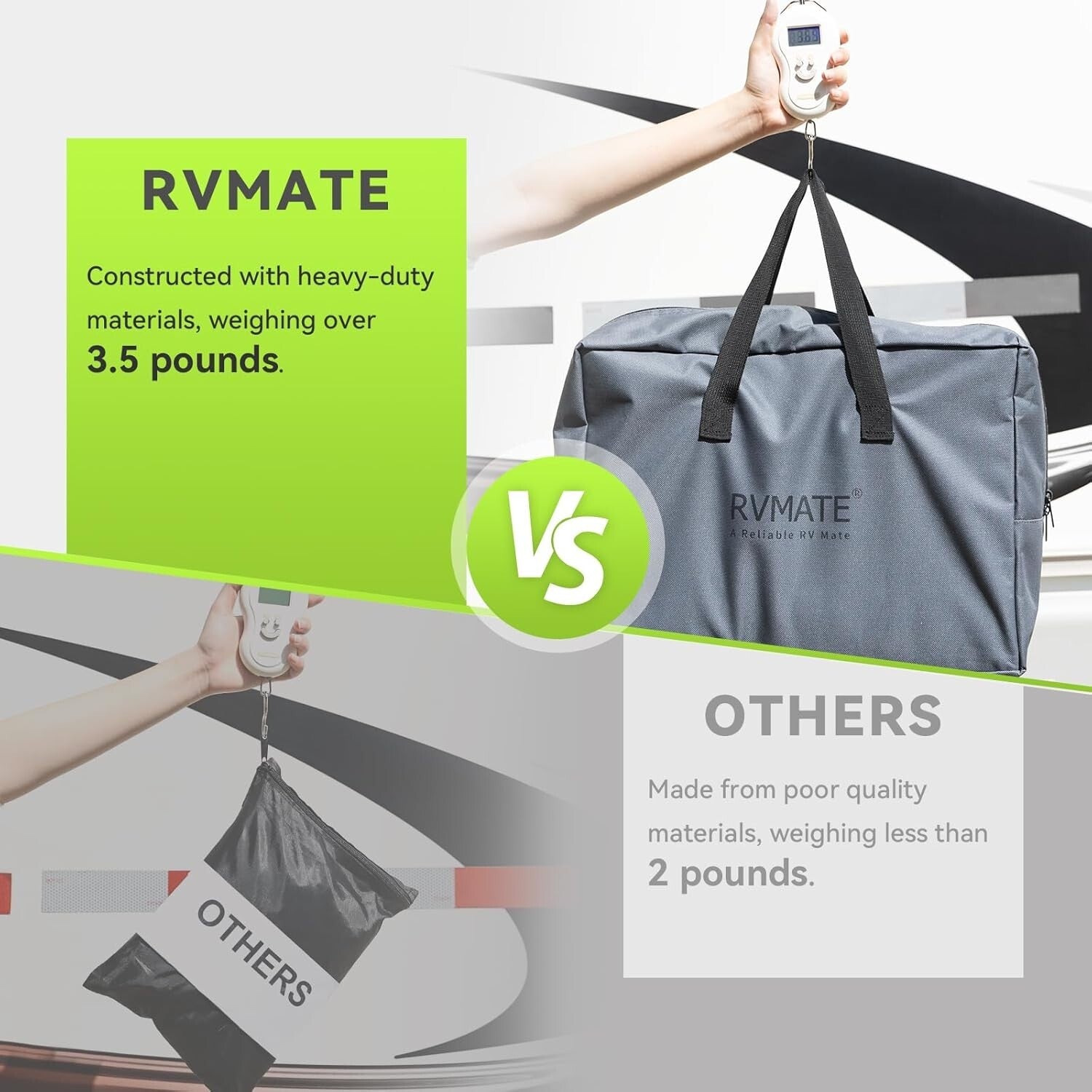 Durable RV Tire Covers - Waterproof Dual Axle Wheel Cover Set for 30"-33" Tires