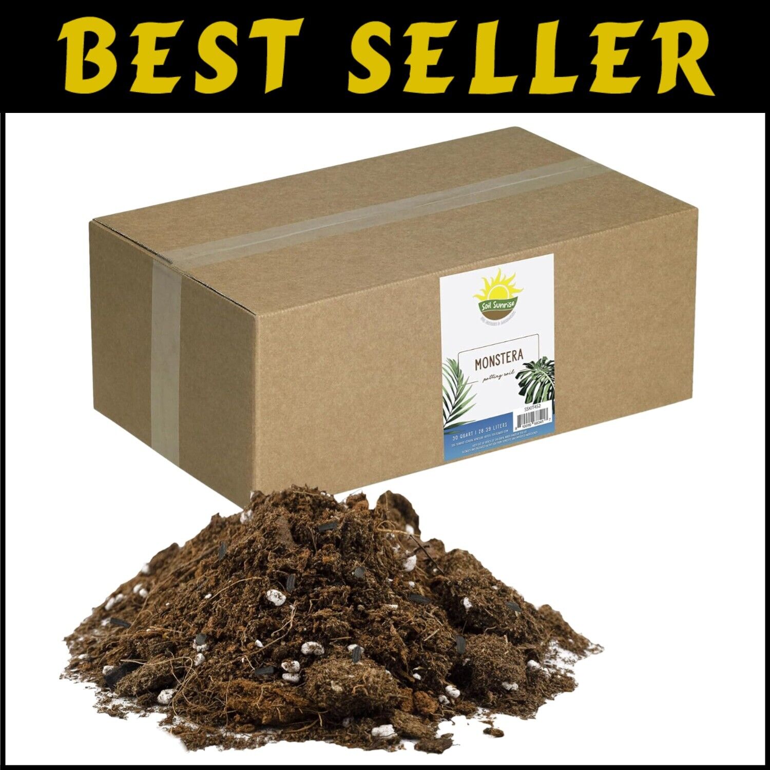 Custom Monstera Potting Soil Mix 30 Quarts - Perfect for Thriving Growth