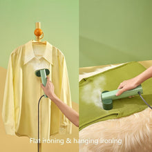 Load image into Gallery viewer, Vibrant 900W 2-in-1 Travel Steamer - Fast, Lightweight, Perfect for All Fabrics