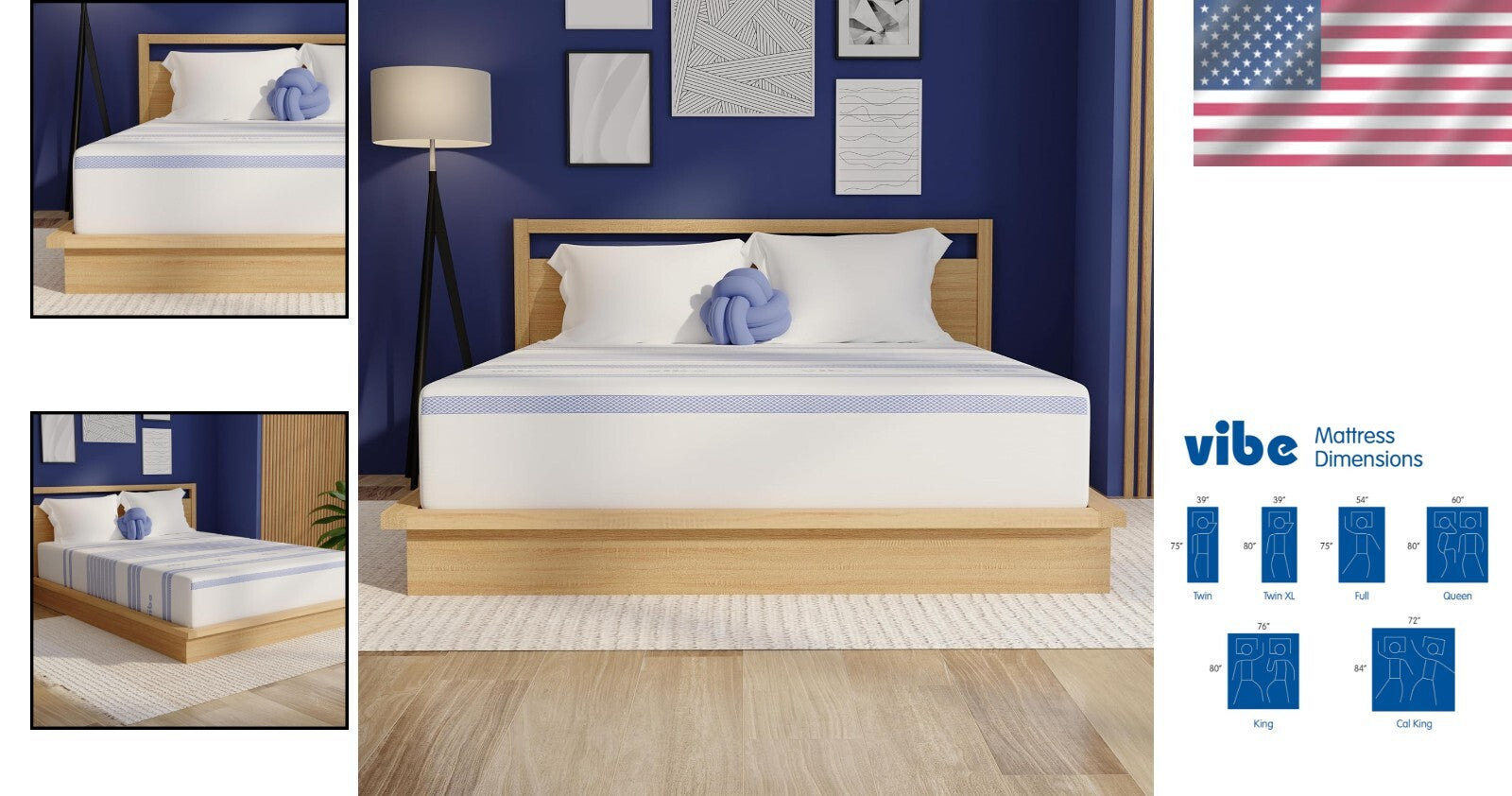 Luxurious 12-Inch Gel Memory Foam Mattress for King Beds - CertiPUR Certified